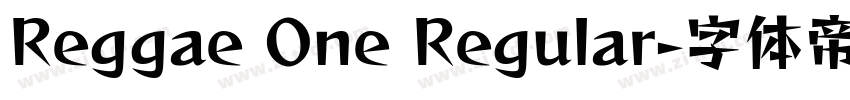 Reggae One Regular字体转换